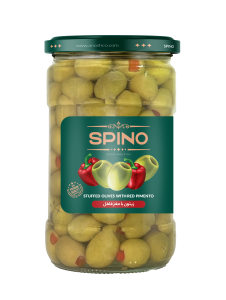 Stuffed olive with red pepper| spino