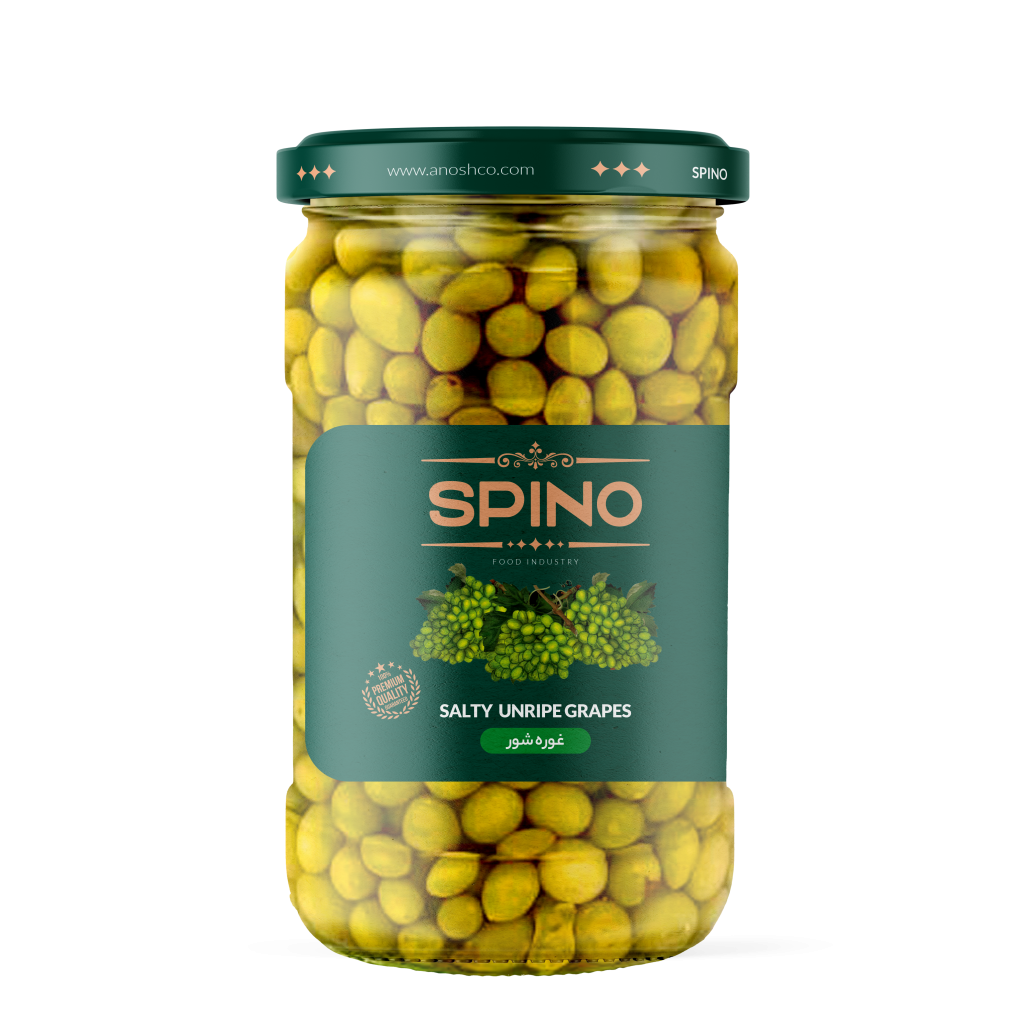 salty unripe Grapes